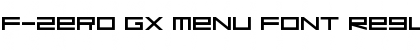 Download F-Zero GX Menu Font Regular Font Title Preview
