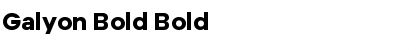 Download Galyon Bold Bold Font