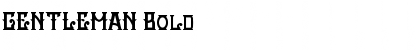 Download GENTLEMAN Bold Font Title Preview