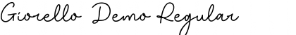 Download Giorello Demo Regular Font Title Preview