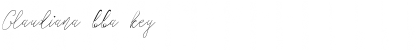 Download Glaudiana bba key Font Title Preview