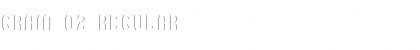 Download GRAM 02 Regular Font Title Preview