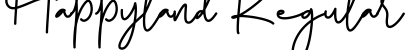 Download Happyland Regular Font Title Preview