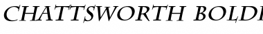 Download Chattsworth BoldItalic Font Title Preview