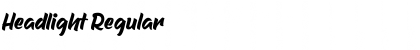Download Headlight Regular Font Title Preview