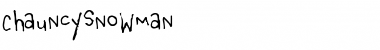 Download Chauncy Snowman Font Title Preview