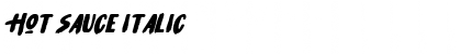 Download Hot Sauce Italic Font Title Preview
