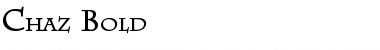Download Chaz Bold Font Title Preview