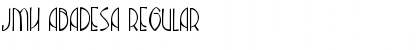 Download JMH Abadesa Regular Font Title Preview
