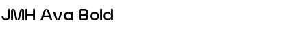Download JMH Ava Bold Font Title Preview
