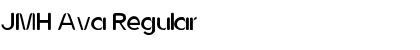 Download JMH Ava Regular Font Title Preview