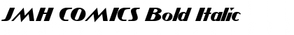 Download JMH COMICS Bold Italic Font Title Preview