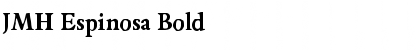 Download JMH Espinosa Bold Font Title Preview