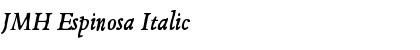 Download JMH Espinosa Italic Font Title Preview