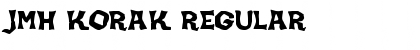 Download JMH KORAK Regular Font Title Preview