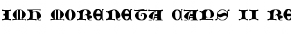 Download JMH Moreneta CAPS II Regular Font Title Preview