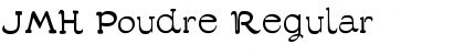 Download JMH Poudre Regular Font Title Preview