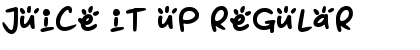 Download Juice it up Regular Font Title Preview