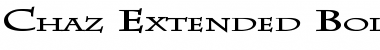 Download Chaz Extended Bold Font Title Preview