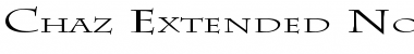 Download Chaz Extended Normal Font Title Preview