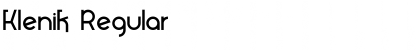 Download Klenik. Regular Font Title Preview