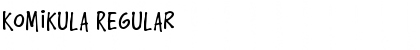 Download Komikula Regular Font Title Preview