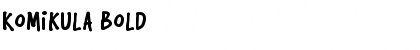 Download Komikula Bold Font Title Preview