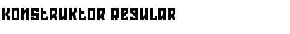 Download Konstruktor Regular Font Title Preview