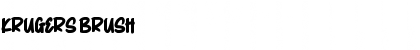 Download KRUGERS Brush Font Title Preview