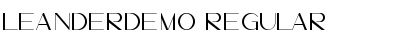 Download LeanderDemo Regular Font Title Preview