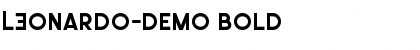 Download LEonardo-Demo Bold Font Title Preview