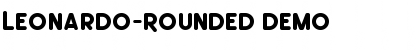 Download Leonardo-Rounded Demo Font Title Preview