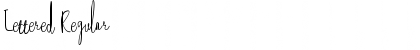 Download Lettered Regular Font Title Preview