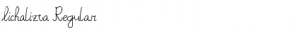 Download Lichalizta Regular Font Title Preview