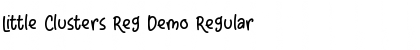 Download Little Clusters Reg Demo Regular Font Title Preview