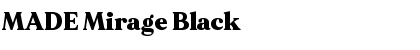 Download MADE Mirage Black Font