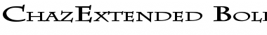 Download ChazExtended Bold Font Title Preview