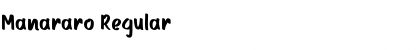 Download Manararo Regular Font Title Preview