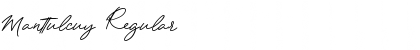 Download Manttulcuy Regular Font Title Preview