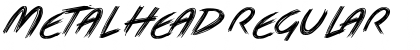 Download Metal Head Regular Font Title Preview
