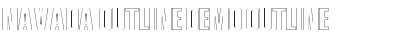 Download Navada Outline Demo Outline Font Title Preview