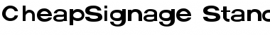 Download CheapSignage Standard Font Title Preview