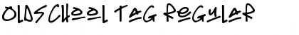 Download Oldschool Tag Regular Font Title Preview