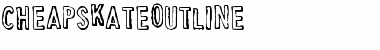 Download CheapskateOutline Regular Font Title Preview