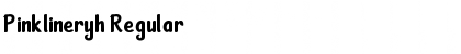 Download Pinklineryh Regular Font Title Preview