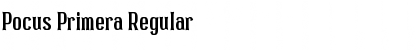 Download Pocus Primera Regular Font Title Preview