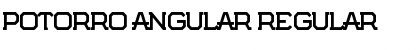 Download Potorro Angular Regular Font Title Preview