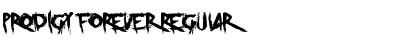 Download Prodigy Forever Regular Font Title Preview