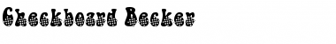 Download Checkboard Becker Normal Font Title Preview