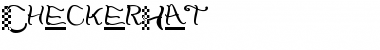 Download CheckerHat Regular Font Title Preview